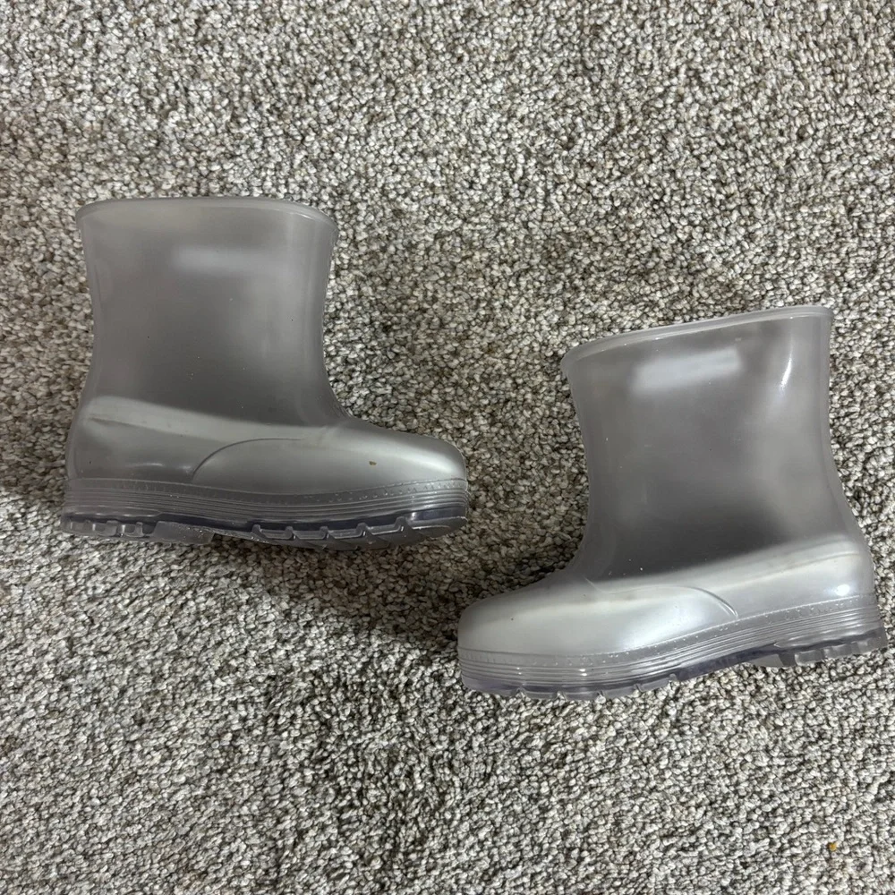 Mini Melissa Welly Clear Rain Boots US 5 gender neutral baby boots